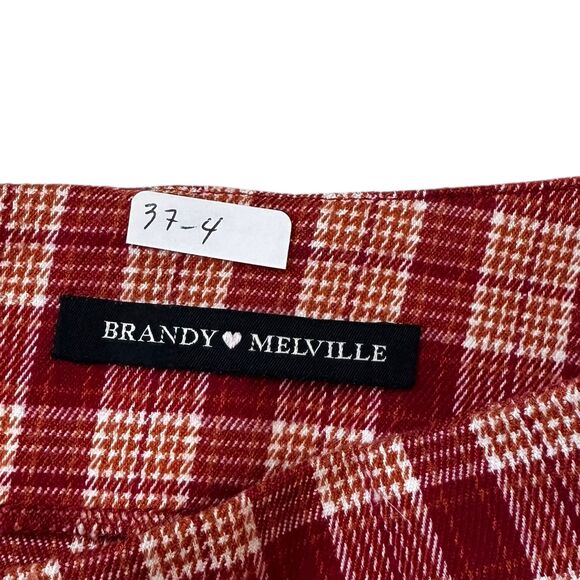 Brandy Melville Multicolor Plaid Mini Skirt Women's One Size | 37-4 - Picture 3 of 8